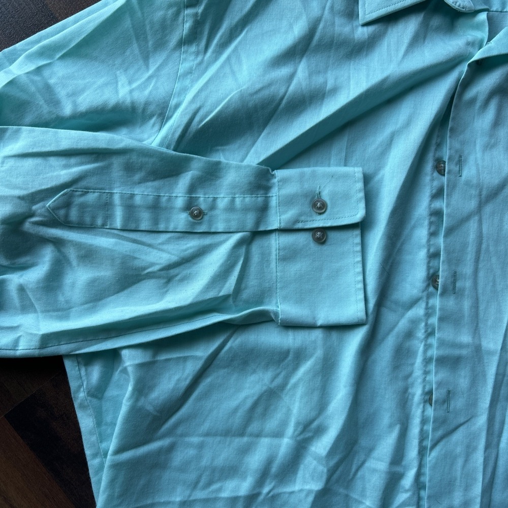 Van Heusen Flex Collar Slim-Fit Stretch Button-Up Dress Shirt 17 34/35‎ - Picture 4 of 4
